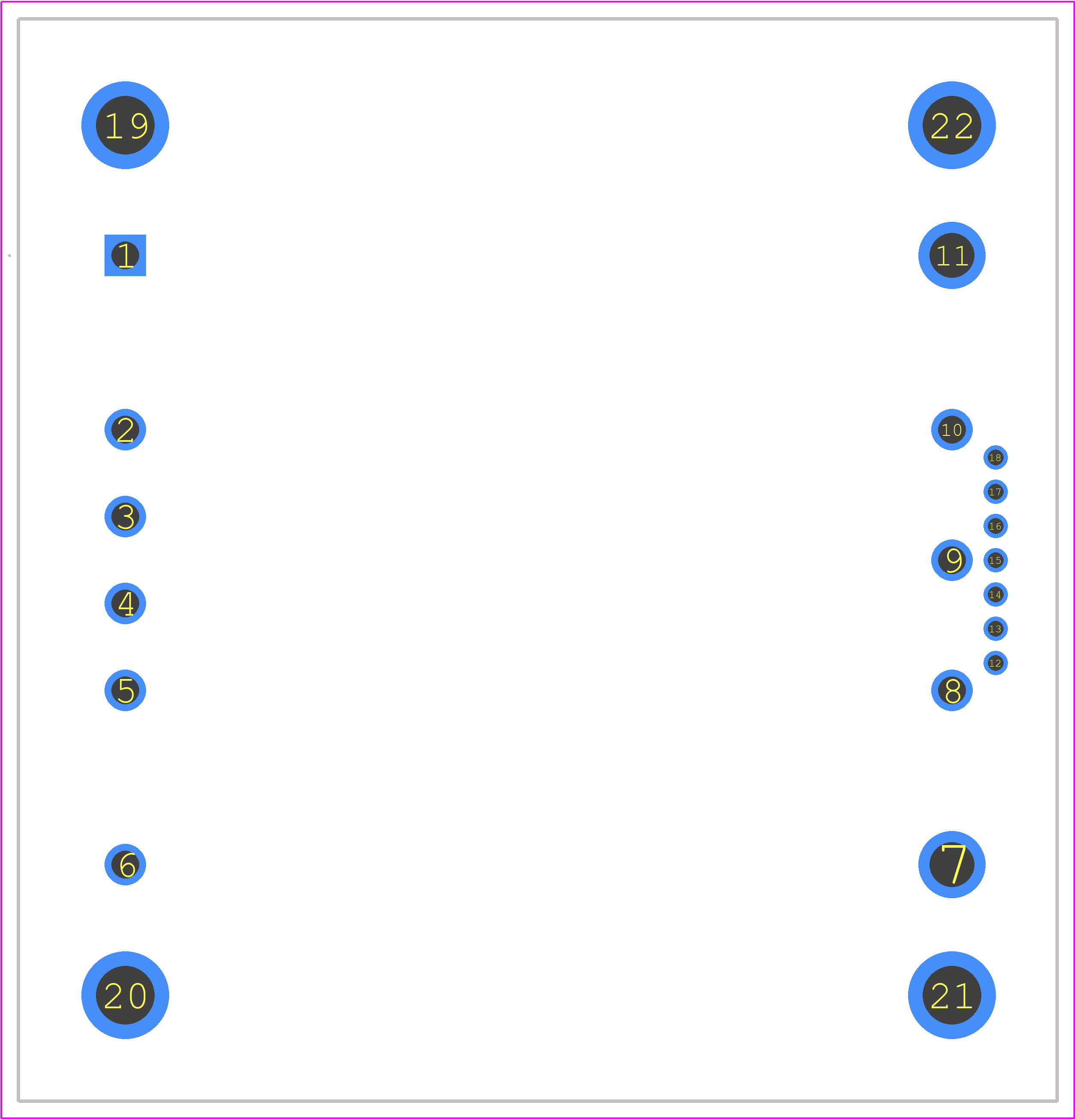 H60SB0A050NRDC - Delta Electronics PCB footprint - Other - Other - 63.2 x 60.6 x 13.0mm