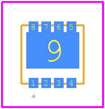 RQ3L050GNTB - ROHM Semiconductor PCB footprint - Other - Other - HSMT8(H=0.9mm)