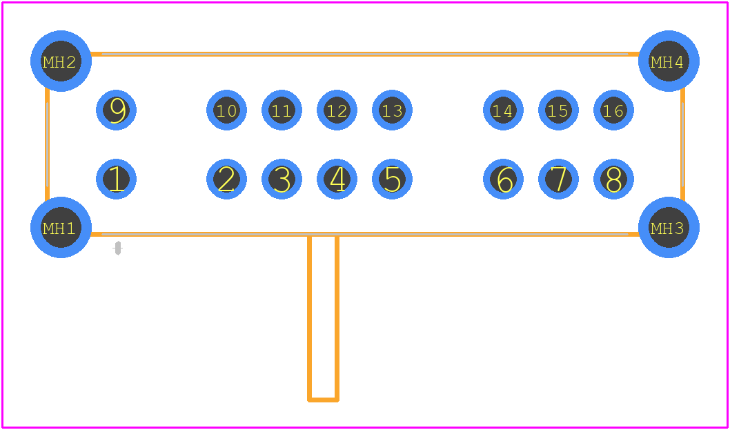 EG4319A - E-Switch PCB footprint - Other - Other - EG4319A-2