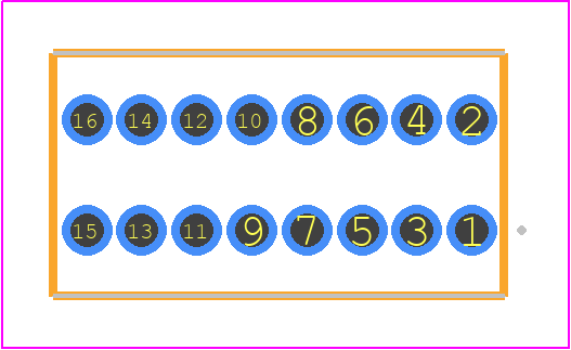 SMS-108-01-G-D - SAMTEC PCB footprint - Other - Other - SMS-108-XX-YY-D