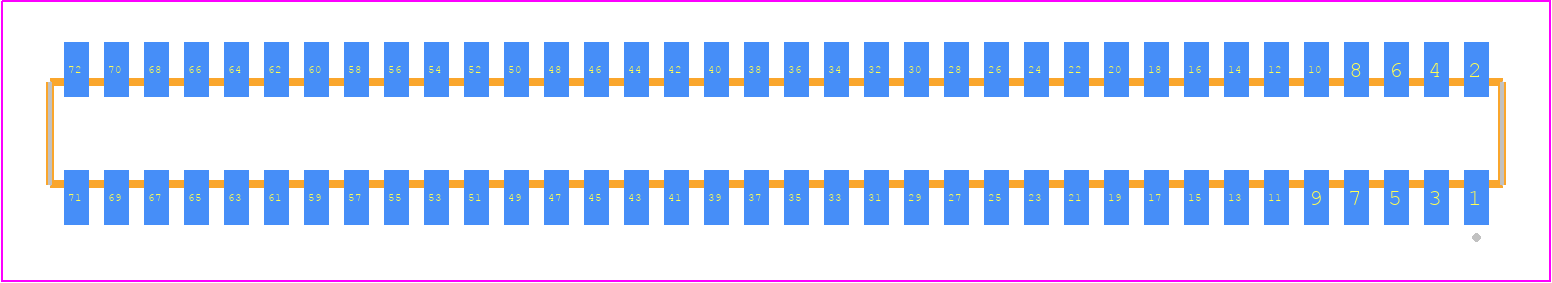 CLM-136-02-F-D - SAMTEC PCB footprint - Other - Other - CLM-136-02-YY-D