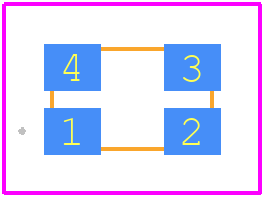 ECS-160-9-42-CKM-TR - ECS PCB footprint - Other - Other - 4*2.5*0.8mm