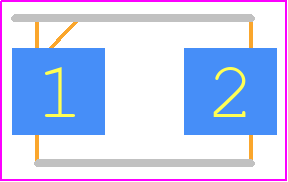 P0300SCLRP - LITTELFUSE PCB footprint - Diodes Moulded - Diodes Moulded - P0300SCLRP