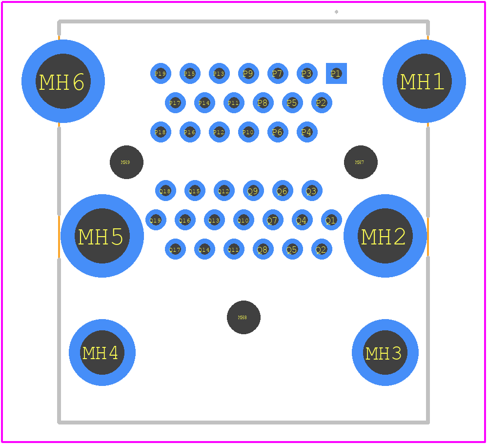 1888811-1 - TE Connectivity PCB footprint - Other - Other - 1888811-1-1