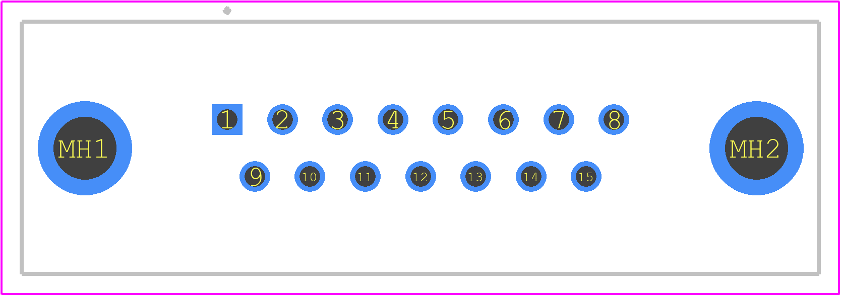 09652297701 - HARTING PCB footprint - Other - Other - 09652297701