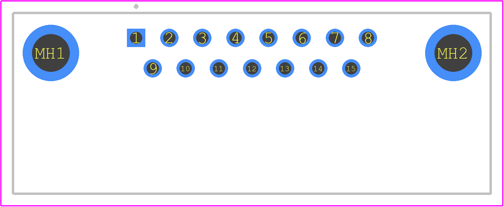 09652627812 - HARTING PCB footprint - Other - Other - 09652627810