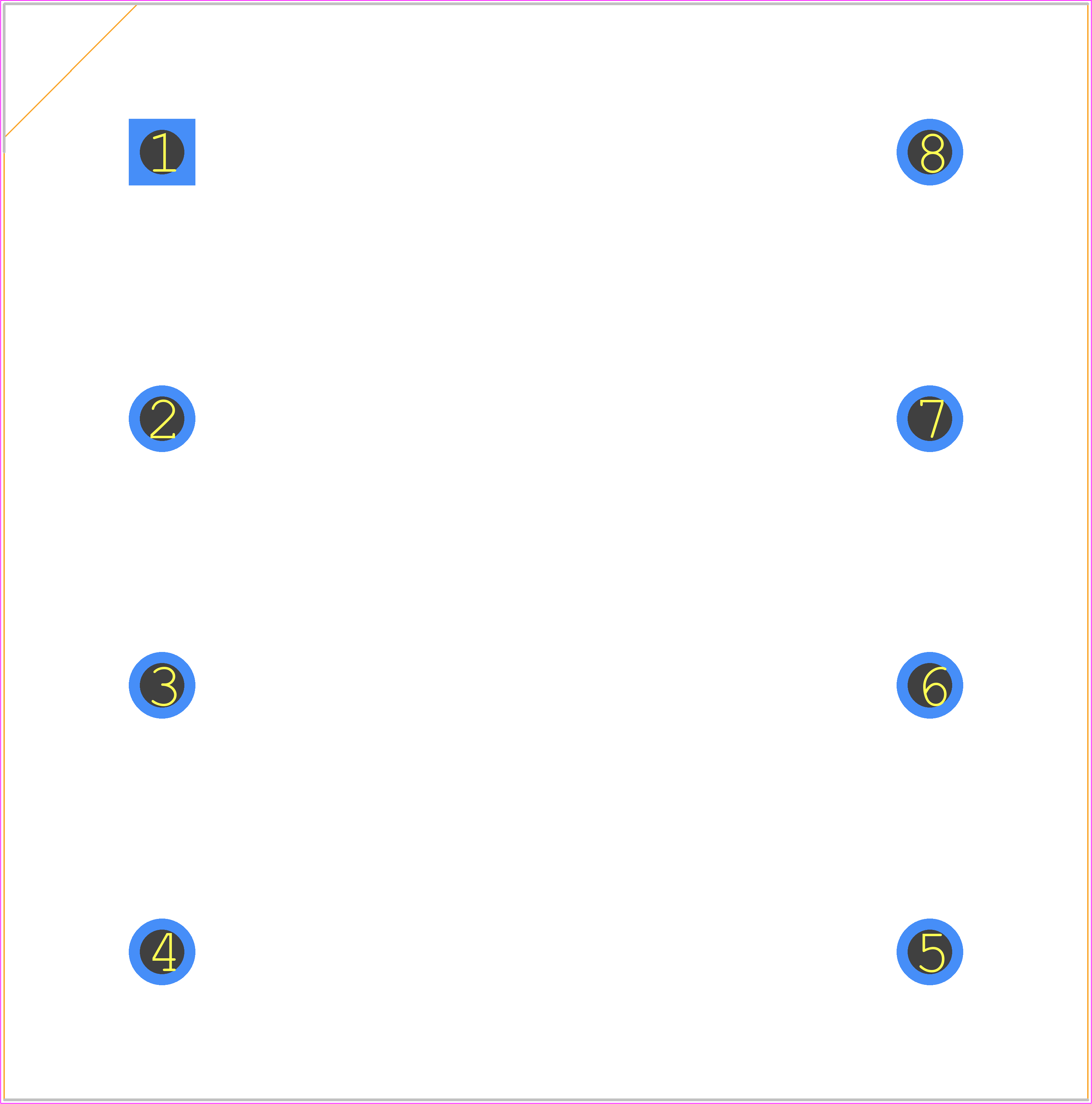 BK-18650-PC8 - Memory Protection Devices PCB footprint - Dual-In-Line Sockets - Dual-In-Line Sockets - BK-18650-PC8