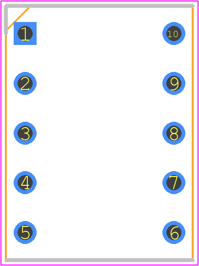 LA-401AD - ROHM Semiconductor PCB footprint - Dual-In-Line Sockets - Dual-In-Line Sockets - LA-401AD