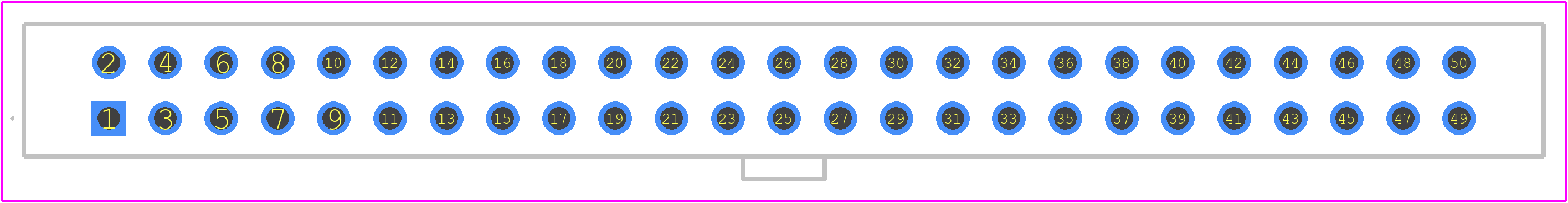 SFH11-PBPC-D25-ST-BK - Sullins PCB footprint - Other - Other - SFH11-PBPC-D25-ST-BK-2