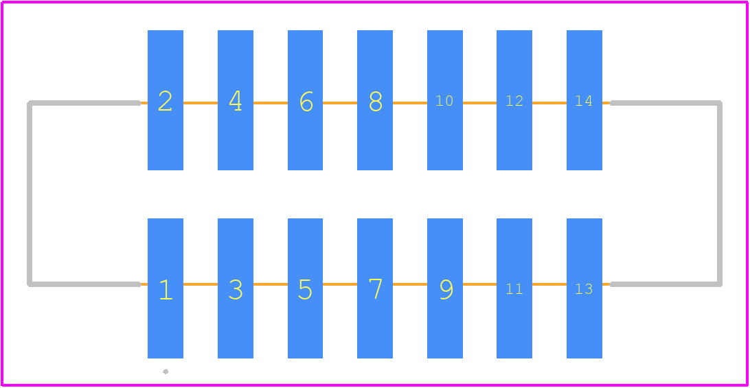 D2514-6V0C-AR-WD - 3M PCB footprint - Other - Other - D2514-6V0C-AR-WD-4