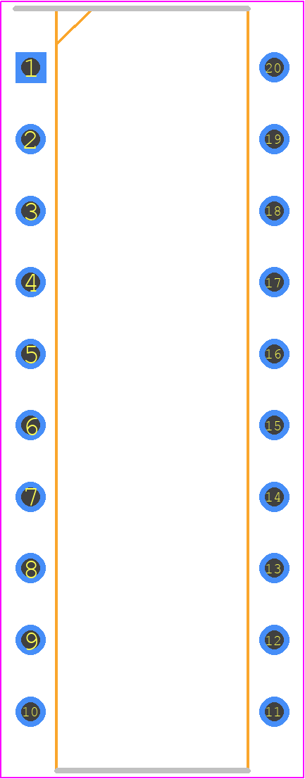 4120R-1-821LF - Bourns PCB footprint - Dual-In-Line Packages - Dual-In-Line Packages - 4100R