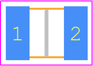 RMCF1210FT2R70 - Stackpole Electronics, Inc. PCB footprint - Resistor Chip - Resistor Chip - 1210