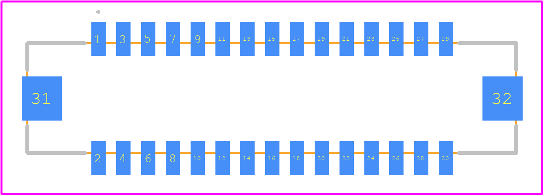 DF13EA-30DP-1.25V(51) - Hirose PCB footprint - Other - Other - DF13EA-30DP-1.25V(51)-5