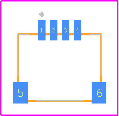 84981-4 - TE Connectivity PCB footprint - Other - Other - 84981-4-1