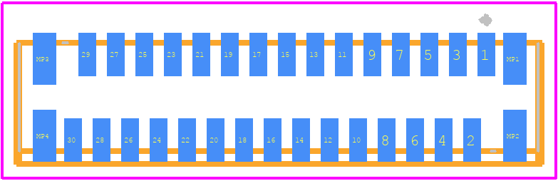 FH12-30S-0.5SVA(55) - Hirose PCB footprint - Other - Other - FH12-30S-0.5SVA(55)-2