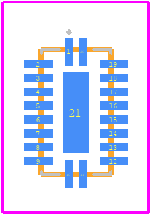 PortraitQuadTest - Bloggs Bits PCB footprint - Other - Other - PortraitQuadTest