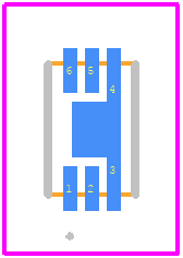 A1395SEHLX-T - Allegro Microsystems PCB footprint - Other - Other - EH_package