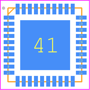 ADAU1978WBCPZ-RL - Analog Devices PCB footprint - Quad Flat No-Lead - Quad Flat No-Lead - CP-40-14