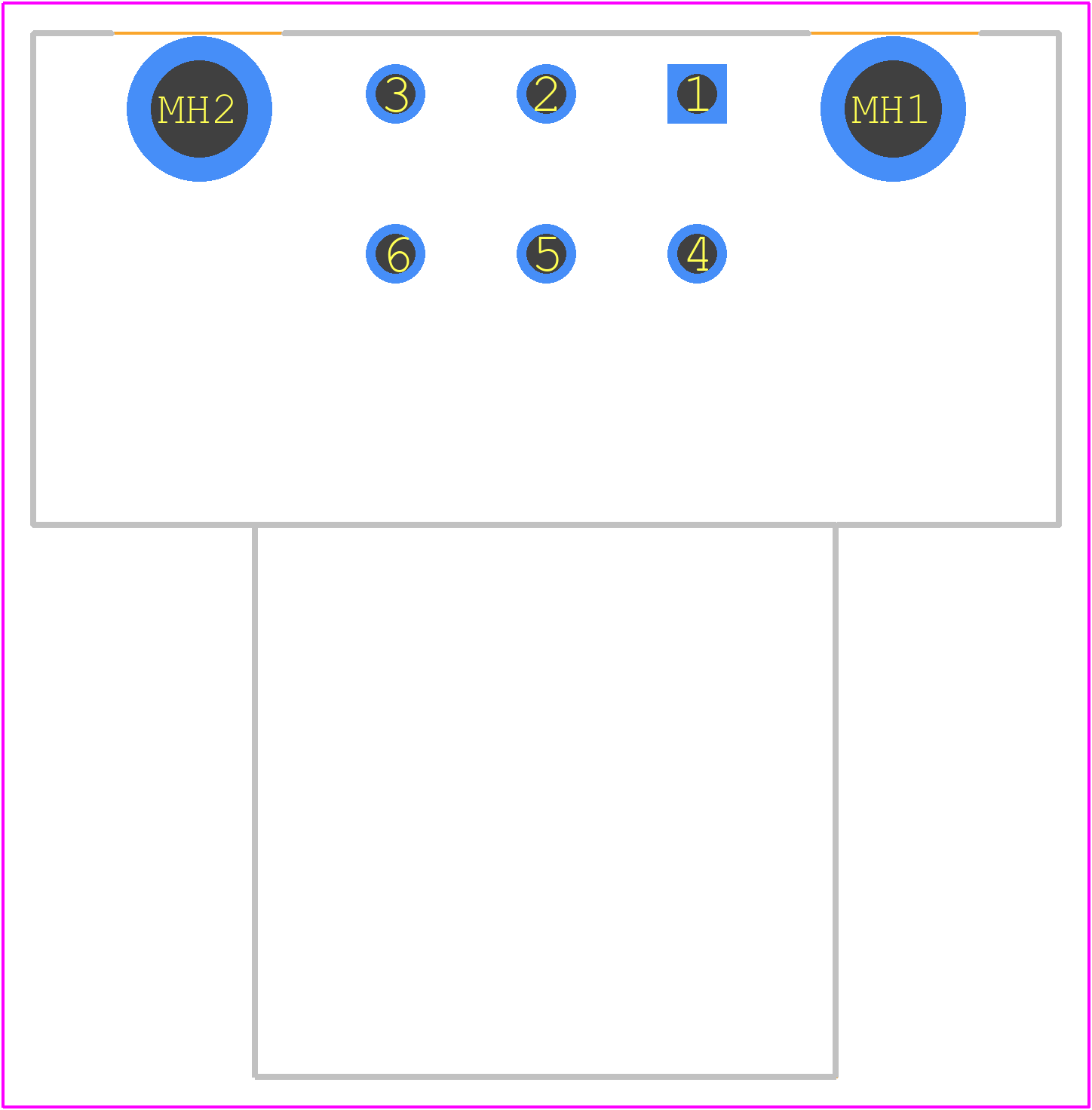 1-963211-1 - TE Connectivity PCB footprint - Other - Other - 1-963211-1-7