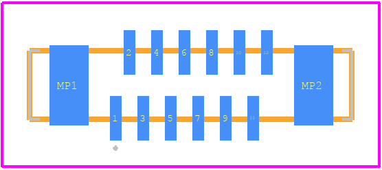 1-1734742-2 - TE Connectivity PCB footprint - Other - Other - 1-1734742-2-1