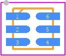 APDS-9200 - Avago Technologies PCB footprint - Small Outline No-lead - Small Outline No-lead - APDS-9200