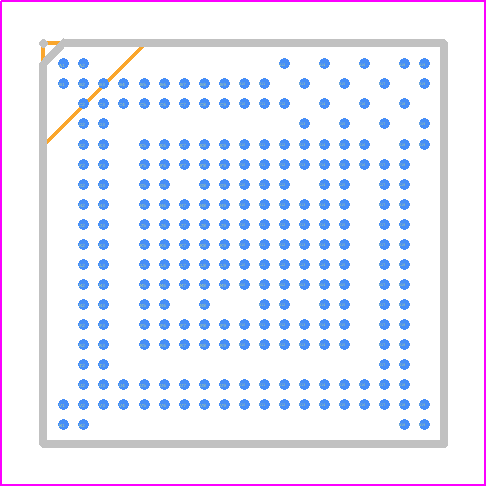 AT91SAM9G25-CFU - Microchip PCB footprint - BGA - BGA - 247-BALL TFBGA