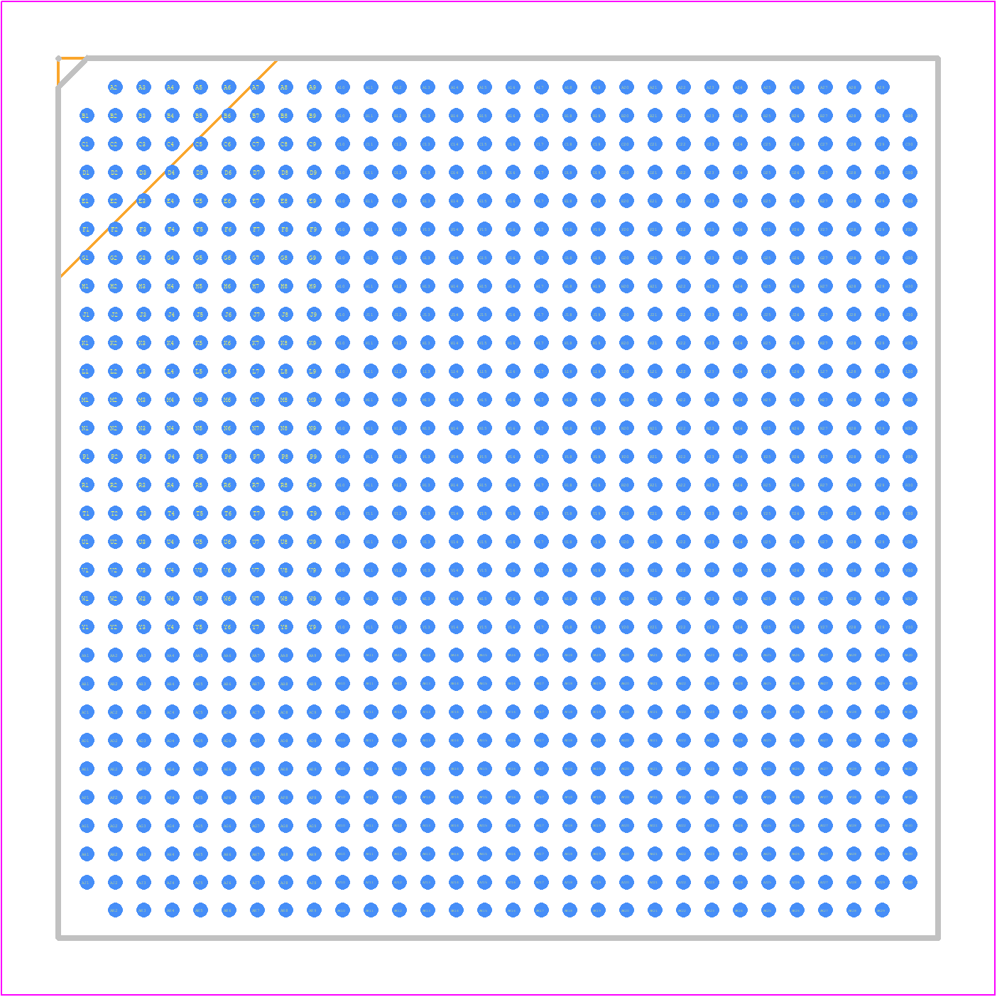 5CSTFD6D5F31I7N - Intel PCB footprint - BGA - BGA - 896-Pin FineLine Ball-Grid Array (FBGA) - Wire Bond - A:2.00