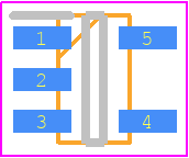 FMG3AT148 - ROHM Semiconductor PCB footprint - SOT23 (5-Pin) - SOT23 (5-Pin) - SOT-25