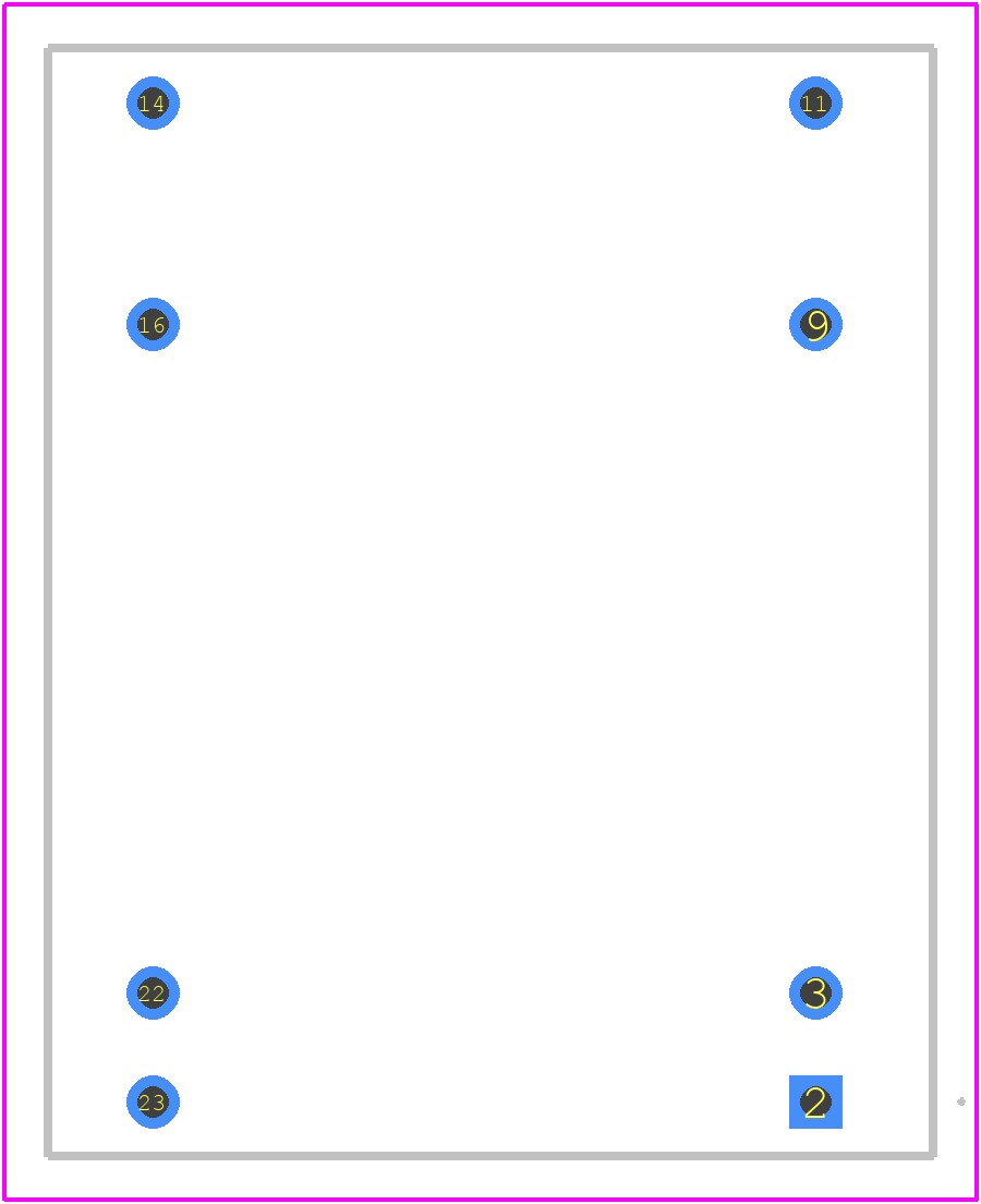 JCA0305D02 - XP POWER PCB footprint - Other - Other - JCA0305D02-1