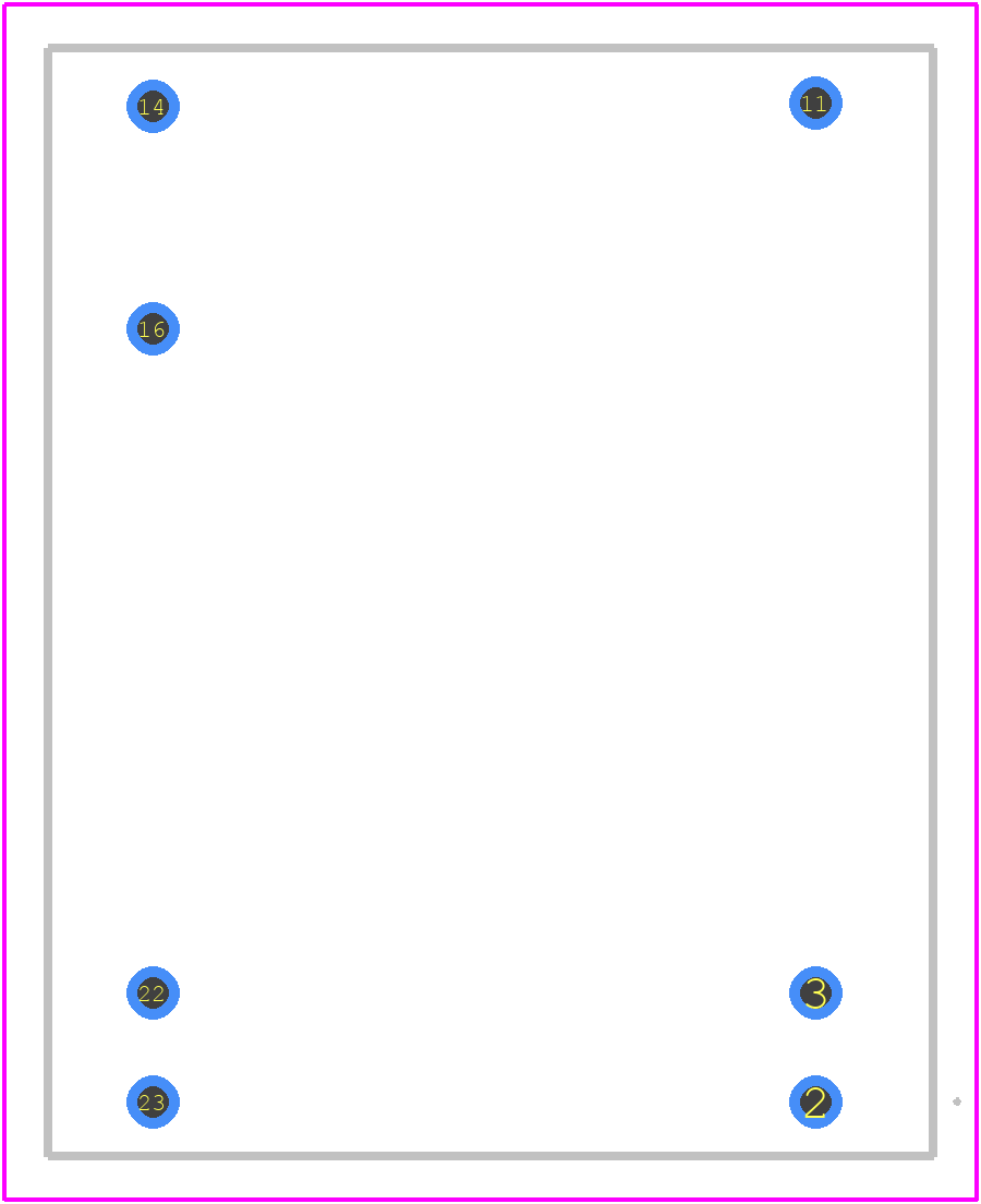 JCA0624S03 - XP POWER PCB footprint - Other - Other - JCA0624S03