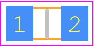 RNCP1206FTD1K50 - Stackpole Electronics, Inc. PCB footprint - Resistor Chip - Resistor Chip - RNCP1206FTD100R