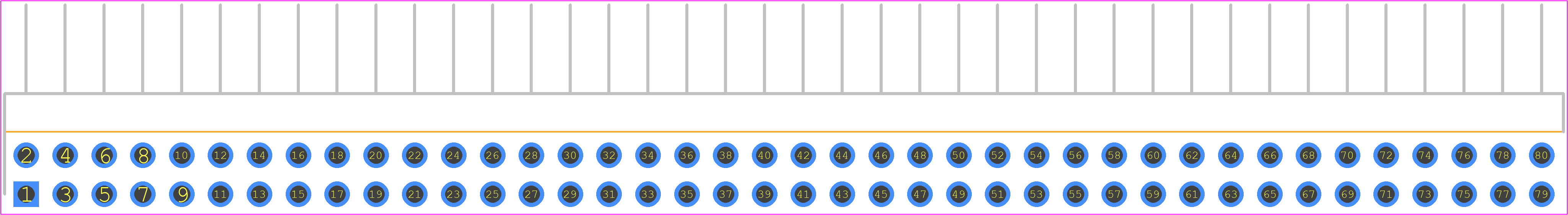 PRPC040DBAN-M71RC - Sullins PCB footprint - Header, Unshrouded - Right Angle PTH Pin - Header, Unshrouded - Right Angle PTH Pin - PRPC040DBAN-M71RC