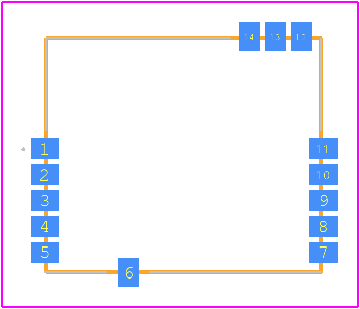 SPSGRFC-433 - STMicroelectronics PCB footprint - Other - Other - SPSGRFC-433-2