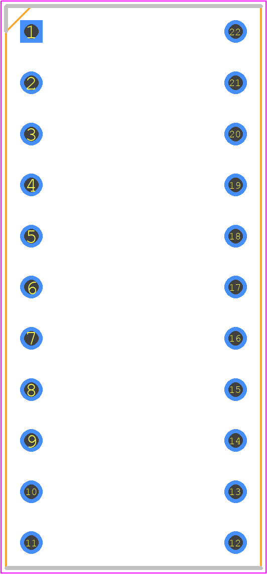 2-1571552-7 - TE Connectivity PCB footprint - Dual-In-Line Sockets - Dual-In-Line Sockets - DIL SOCKET 2.54 x 10.16mm