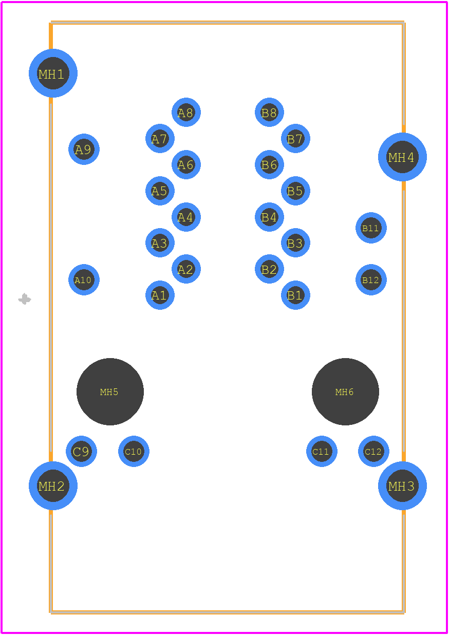 SS-74500-029 - BelFuse PCB footprint - Other - Other - SS-74500-029-1