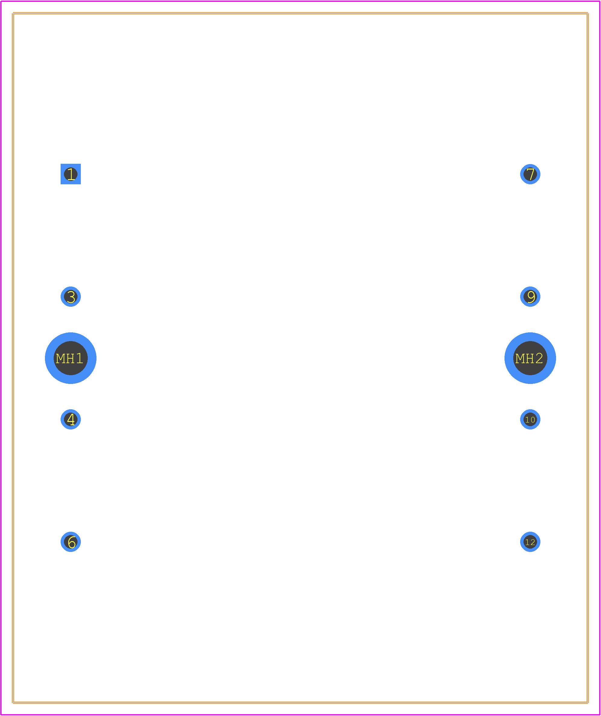 VPP24-830 - Triad Magnetics PCB footprint - Other - Other - VPP24-830-2