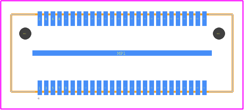 QMS-026-05.75-L-D-A-K - SAMTEC PCB footprint - Other - Other - QMS-026-05.75-L-D-A-K-2