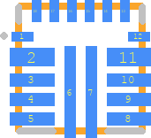 TPS568215RNNR - Texas Instruments PCB footprint - Other - Other - RNN0018A