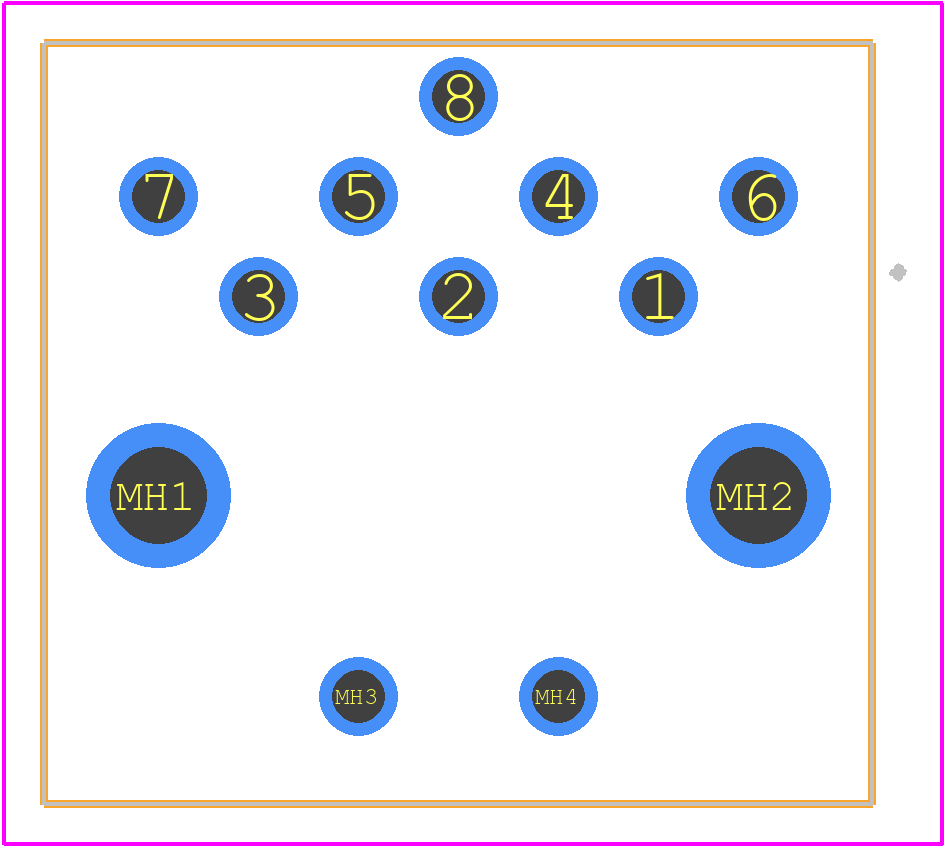 SDF-80J - Same Sky PCB footprint - Other - Other - SDF-80J-3