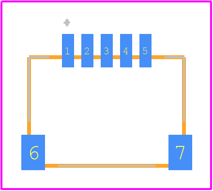 84981-5 - TE Connectivity PCB footprint - Other - Other - 84981-5-1