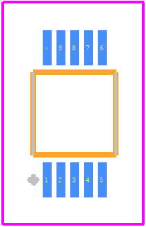 MICRF112YMM - Microchip PCB footprint - Other - Other - MICRF112YMM-1
