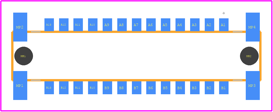 124044 - TE Connectivity PCB footprint - Other - Other - 124044-2