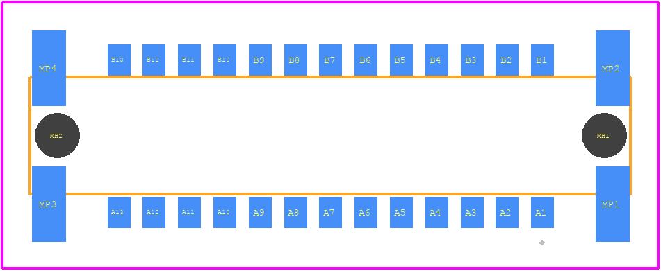234207 - TE Connectivity PCB footprint - Other - Other - 234207