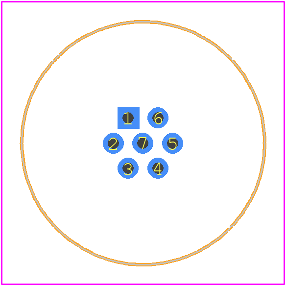 ECG.0B.307.CLN - LEMO PCB footprint - Other - Other - ECG.0B.307.CLN