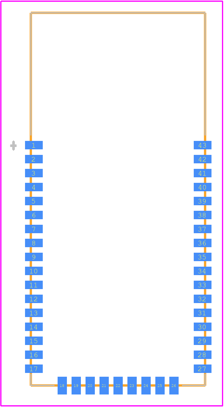 BM64SPKS1MC1-0001AA - Microchip PCB footprint - Other - Other - BM64SPKS1MC1-0001AA-1