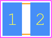 VC121018J390DP - Kyocera AVX PCB footprint - Capacitor Chip Non-polarised - Capacitor Chip Non-polarised - VC121018J390DP