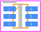 UMH1NTN - ROHM Semiconductor PCB footprint - SOT23 (6-Pin) - SOT23 (6-Pin) - SOT-363 SC-88 (UMT6)