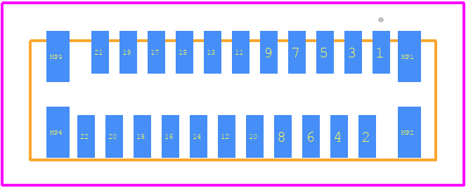 FH12-22S-0.5SVA(54) - Hirose PCB footprint - Other - Other - FH12-22S-0.5SVA(54)-4