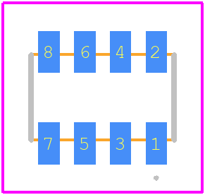 CLP-104-02-F-D - SAMTEC PCB footprint - Other - Other - CLP-104-02-F-D-2