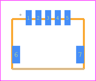 T1M-05-F-SH-L-K - SAMTEC PCB footprint - Other - Other - T1M-05-X-SH-L-K